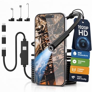 Strex Endoscoop Inspectiecamera 2M - Smartphone - IP67, Verzenden, Nieuw