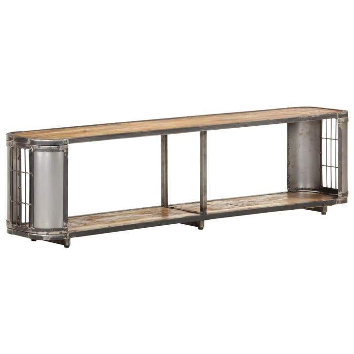 vidaXL Tv-meubel 150x30x40 cm massief mangohout, Huis en Inrichting, Kasten | Televisiemeubels, 25 tot 50 cm, Nieuw, Overige houtsoorten