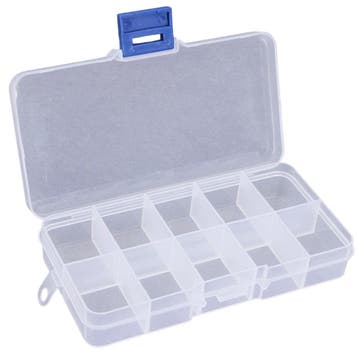 Fako Bijoux - Opbergdoos - 10 Vakjes - Kralendoos -, Hobby en Vrije tijd, Verzenden, Nieuw