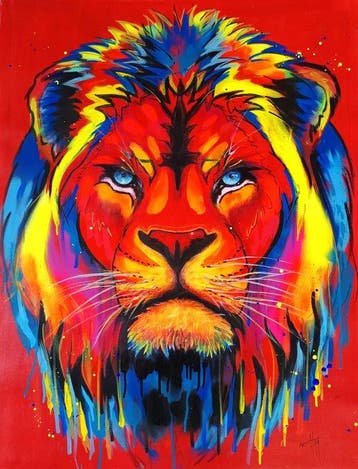 Art HM (1979) - Lion Red king