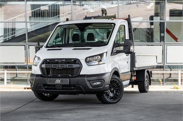 Ford Transit 310 2.0 TDCI L2H1 | Open laadbak | 3-Zitter | C, Stof, Gebruikt, Zwart, Wit