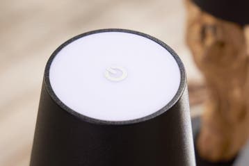LED-tafellamp op batterijen HYPNOTIC TO GO 30 cm zwart, Ophalen of Verzenden, Nieuw