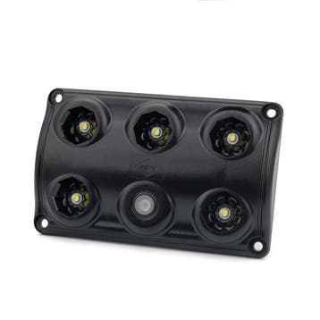 Horpol LED Interieurlamp Zwart 12-24V | Schakelaar, Auto-onderdelen, Ophalen of Verzenden, Nieuw