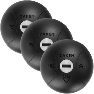 Bestelwagen slot - 3-Pack Saturn GO - Zwart, Auto diversen, Verzenden, Nieuw