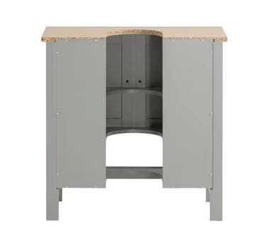 Wastafelkast Badkamer – Compact Ondermeubel met Deuren, Verzenden, Nieuw