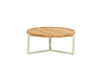 Apple Bee Monaco coffee tafel Ø75cm Oyster - Tuintafel Ø75, Nieuw