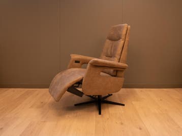 Zeus relax en sta op stoel met ACCU, NU 25% SHOWROOMKORTING!, Minder dan 75 cm, Moderne relax en sta op stoel, Ophalen of Verzenden
