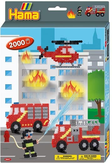 Hama - Brandweer Strijkkralen (2000 stuks) | Hama - Hobby, Hobby en Vrije tijd, Verzenden, Nieuw