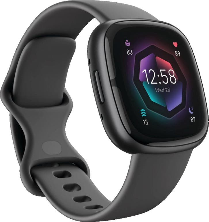 Fitbit Sense 2 - Grijs, Telecommunicatie, Wearable-accessoires, Refurbished, Verzenden