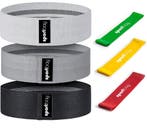 Sportbay Booty bands 3 of 6 st. fitness elastieken, Sport en Fitness, Fitnessmaterialen, Ophalen of Verzenden, Nieuw, Benen, Weerstandband