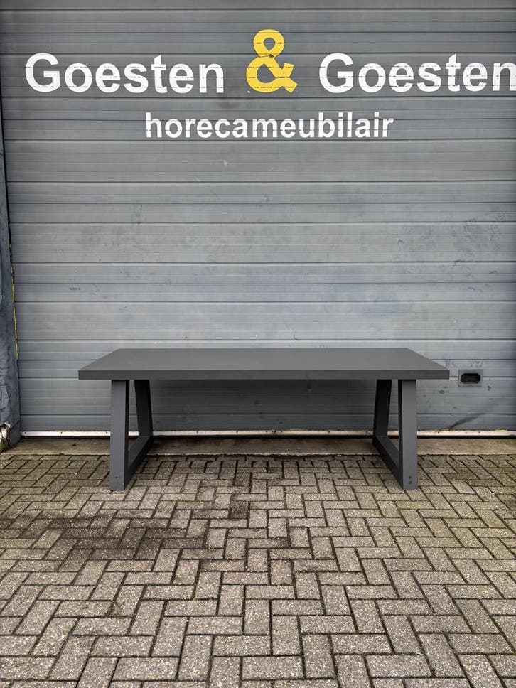 Gebruikte Horecatafel - T1646 Vintage/Café, Huis en Inrichting, Tafels | Eettafels, Ophalen