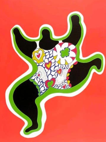 Niki De Saint-Phalle (1903-2002) - Leaping Nana