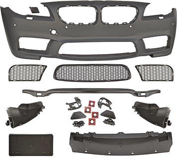 EVO look voorbumper passend voor BMW 5 serie F10 en F11 m..., Verzenden, Nieuw