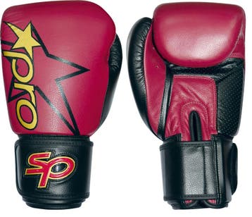 Bokshandschoen Starpro | Rood / Zwart (Maat: 16OZ), Verzenden, Nieuw, Vechtsportbescherming