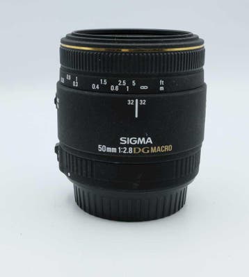 Sigma 50mm 2.8 DG MACRO Nikon OCCASION (094), Ophalen of Verzenden, Gebruikt