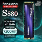 Fanxiang S880 M.2 SSD 7300MB/s 1TB/2TB/4TB M.2 NVMe SSD Driv, Verzenden, Nieuw