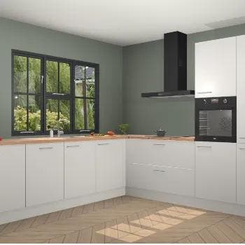 Zijdegrijze keuken Singapore 124911, Verzenden, Nieuw