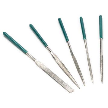 Diamantpoedervijlen | Toolland | 5-delig, Doe-het-zelf en Verbouw, Gereedschap | Handgereedschap, Verzenden, Nieuw