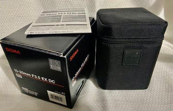 Sigma 3,5/10-20mm EX DC HSM | Groothoeklens, Nieuw