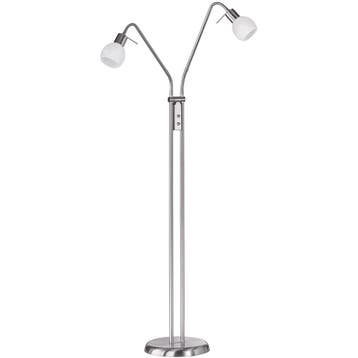 LED Vloerlamp - Trion Besina - E14 Fitting - 2-lichts -, Ophalen of Verzenden, Nieuw, Metaal, Overige fittingen