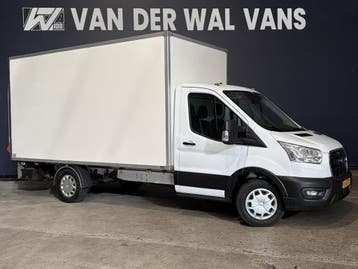Ford Transit 2.0 TDCI 160pk Bakwagen Laadklep Euro6 Airco |, Stof, Gebruikt, Wit, Dealer onderhouden