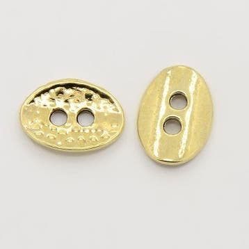 10 x Metalen bean beads - varkensneus kraal - knoop verde..., Ophalen of Verzenden, Nieuw, Tussenstuk of Tussenkraal
