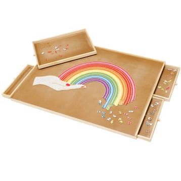 Puzzeltafel met 4 lades - 90 x 67 x 4,5 cm | tot 1500, Verzenden, Nieuw