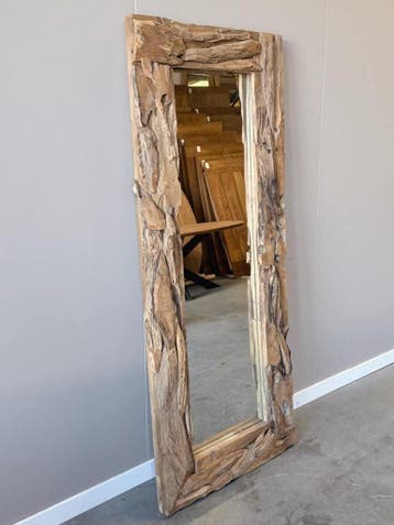 Spiegels driftwood -  80x60, Ophalen of Verzenden, Nieuw