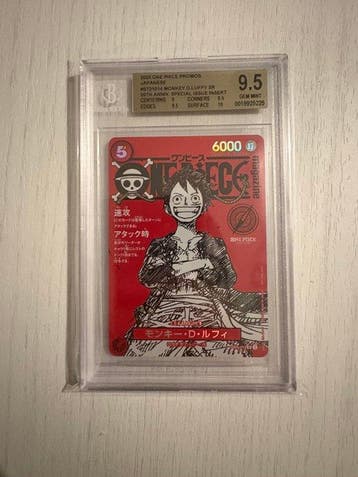 one piece Graded card - Beckett 9.5, Nieuw