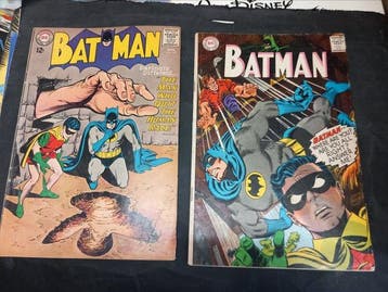 Batman # 165 + # 196 - 2 Comic - Eerste druk - 1964/1967, Nieuw