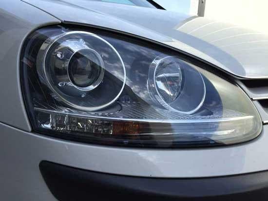 VW Golf 5 V GTI look xenon koplampen met lens en motor, Auto-onderdelen, Verlichting, Nieuw, Verzenden
