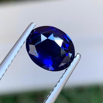 Zonder minimumprijs - 1 pcs Blauw Saffier - 2.03 ct -, Nieuw