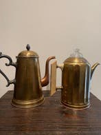 Koffiepot (2) - Koper - Antieke Koperen Koffiepot, Antiek en Kunst, Antiek | Keukenbenodigdheden
