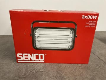 Veiling - 2x Senco bouwlamp 3x36 watt, Nieuw