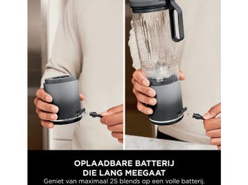 Ninja -  Blast Max Draagbare Blender  - Grijs, Verzenden, Nieuw, Blender