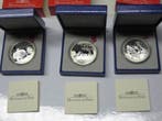 4,50 Euro Frankreich 3 x 1,50 Euro 2007 Asterix zilver Pp..., Postzegels en Munten, Verzenden
