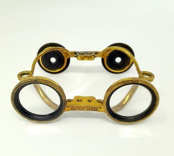 Aitchison & Co. London - Folding Opera Glasses 1896 - Patent