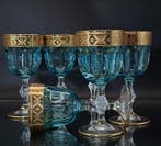Artemisia - Drinkset (6) - Kristal, goud 24 karaat