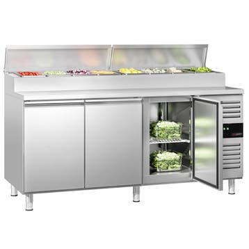 GGM Gastro | Saladette PREMIUM - 1795x700mm - 3-deurs - voor, Verzenden, Nieuw in verpakking