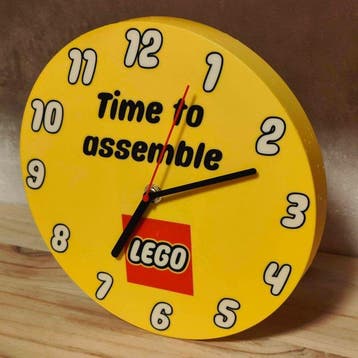 LEGO Custom Item - LEGO Wall clock, Nieuw