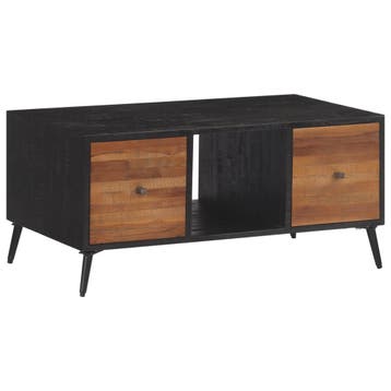 vidaXL Salontafel 90x50x41 cm massief gerecycled teakhout, Verzenden, Nieuw, 50 tot 100 cm, 50 tot 100 cm