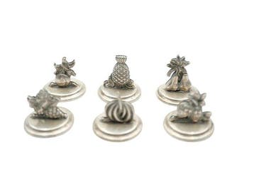 Figuur - Table Place Card Holders (6) - .833 zilver