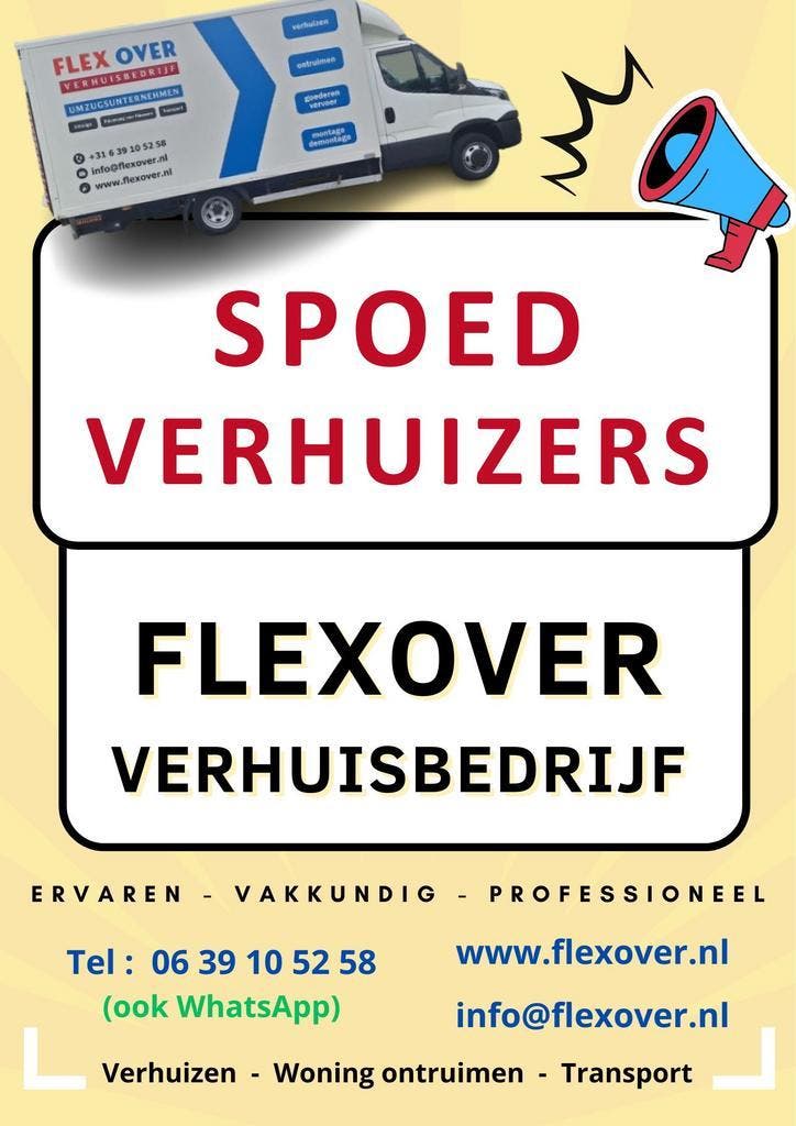 Spoed verhuisbedrijf nodig - DOETINCHEM - snel verhuizen  -, Diensten en Vakmensen, Verhuizers en Opslag, Bedrijfsverhuizingen