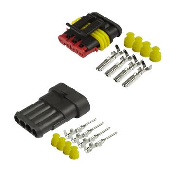 AMP Superseal Verbindingsset 4-pins, 2.50mm², Verzenden, Nieuw