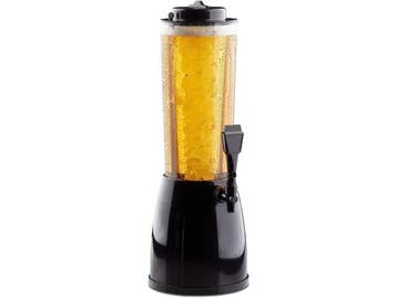 Veiling - Relaxdays biertoren met tap - 2.5 L - 50 cm, Nieuw