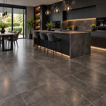 Smoky Black Sugar Effect 60x120 | ACTIE €24,95/m², Nieuw