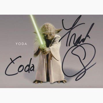 Star Wars - Signed by Frank Oz (Yoda), Nieuw