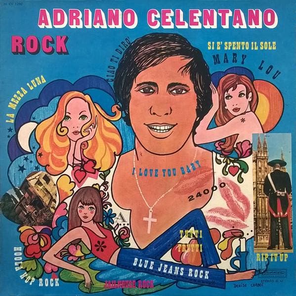 LP gebruikt - Adriano Celentano - Rock, Cd's en Dvd's, Vinyl | Rock, Zo goed als nieuw, Overige formaten, Verzenden