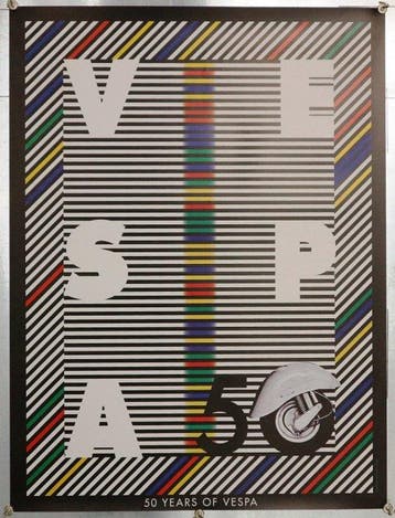 Milton Glaser - Vespa 50 - 50 years of Vespa