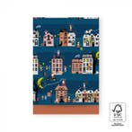 25x Sinterklaas Cadeauzak Straat Pakjesavond 17x25cm, Ophalen of Verzenden, Nieuw, Cadeauzakje